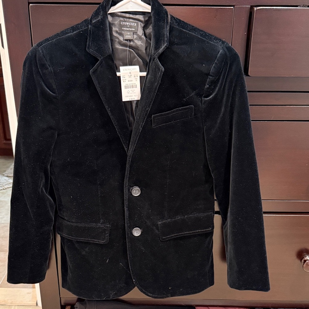 Covington boys Velvet Black Blazer
